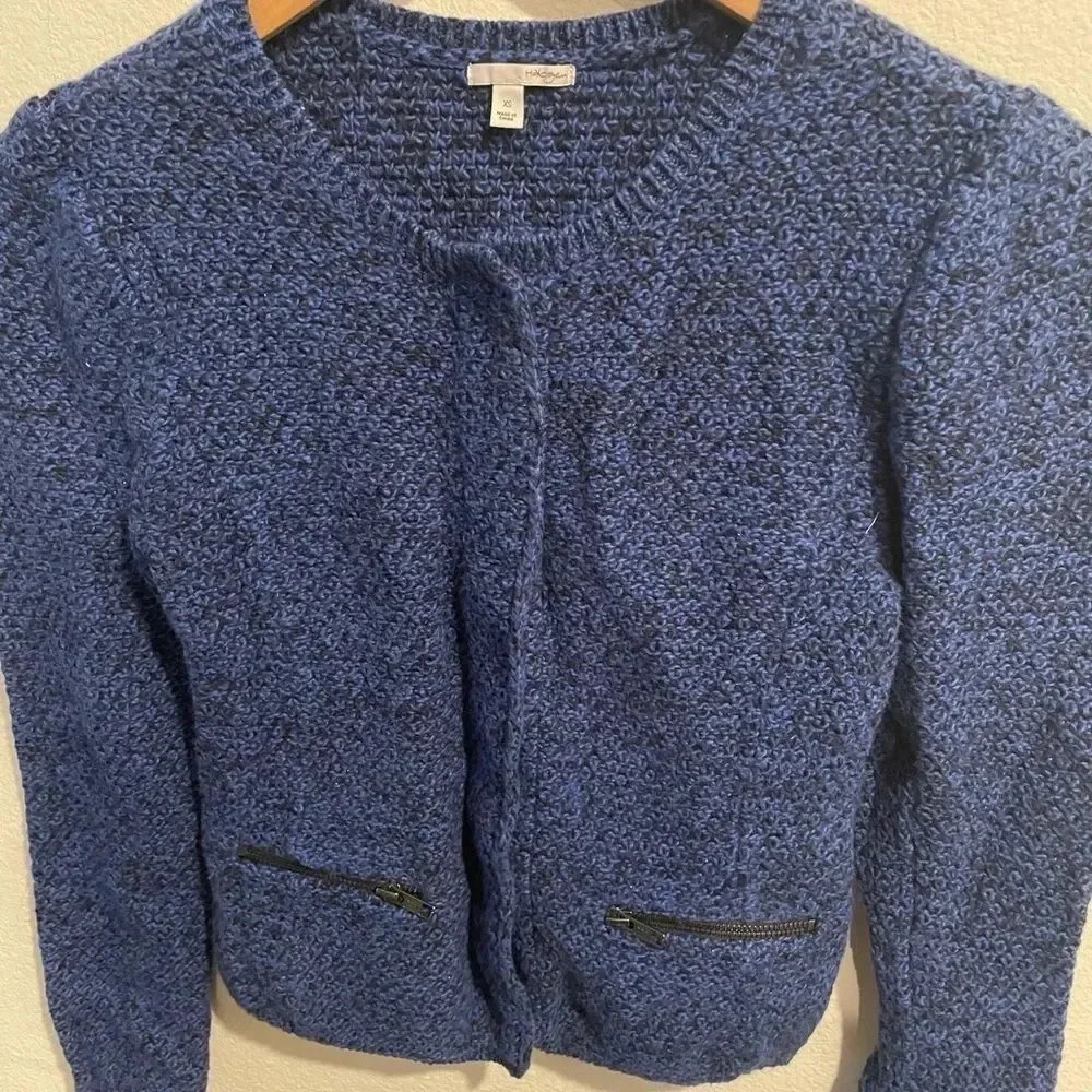 Halogen‎ blue women’s sweater wool blend size XS